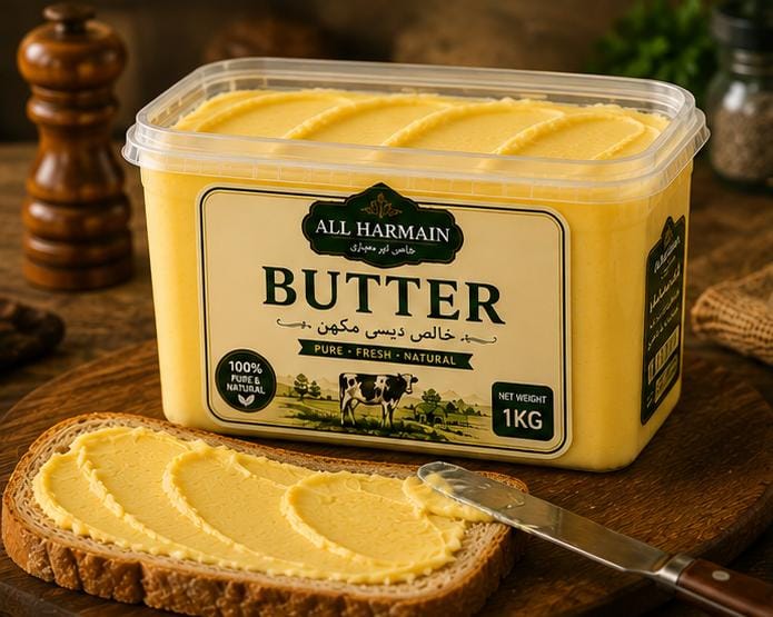 Pure Desi Makhan Butter by All Harmain | 100% Fresh & Natural | 1000g Pack