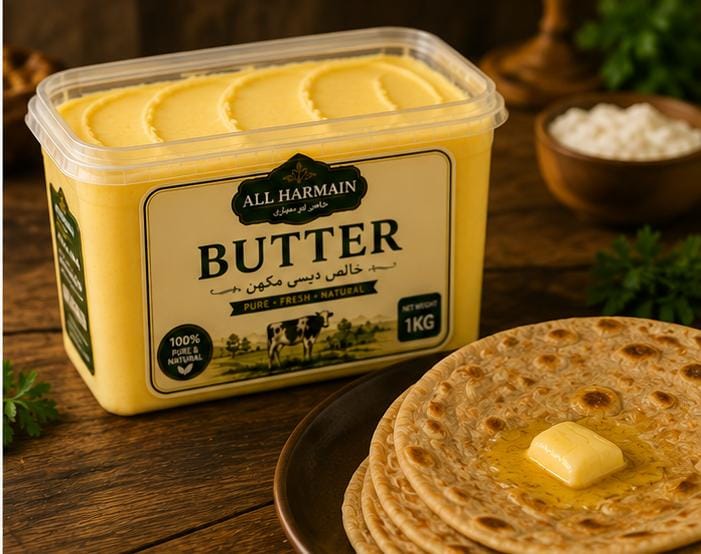 Pure Desi Makhan Butter by All Harmain | 100% Fresh & Natural | 1000g Pack